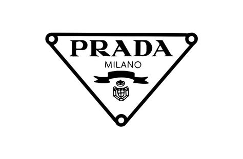 prada metal logo|the prada logo meaning.